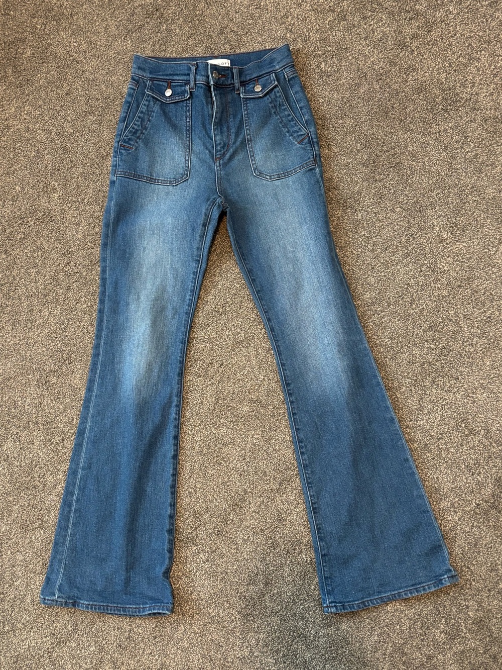 Loft slim flare jean size 24